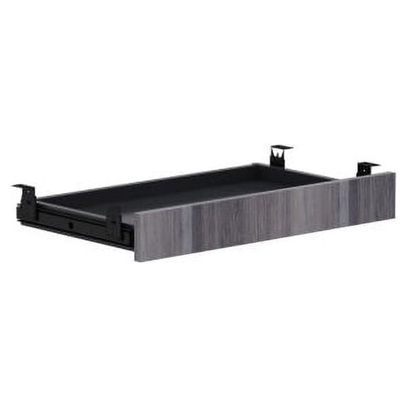 Lorell Weathered Charcoal Laminate Desking - 28.4" x 16.7" x 5.1" - Finish: Laminate Surface, Weathered Charcoal