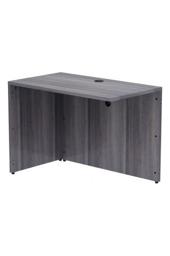 Weathered Charcoal Laminate Desking 42" x 24" x 29.5" , 1" Top - Material: Polyvinyl Chloride (PVC) Edge - Finish: Laminate Top, Weathered Charcoal Top