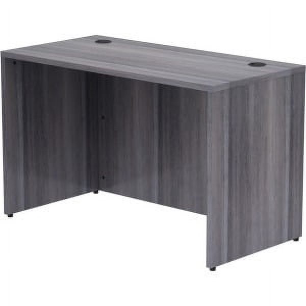 Weathered Charcoal Laminate 48" Rectangular Desk Shell