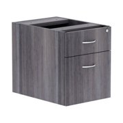 Lorell, Weathered Charcoal Laminate Desking Pedestal, 1 Each