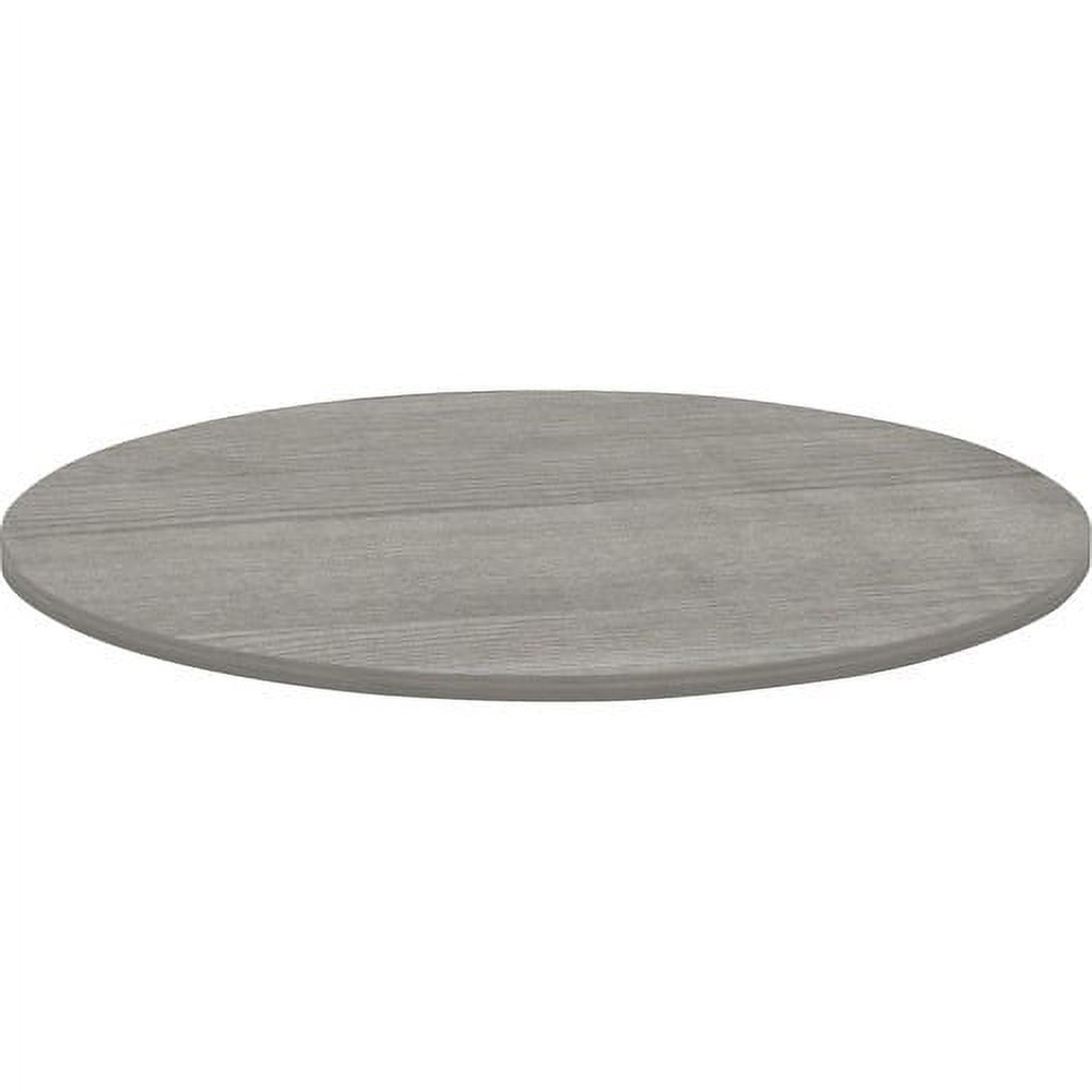 Weathered Charcoal Round Laminate Conference Table Top