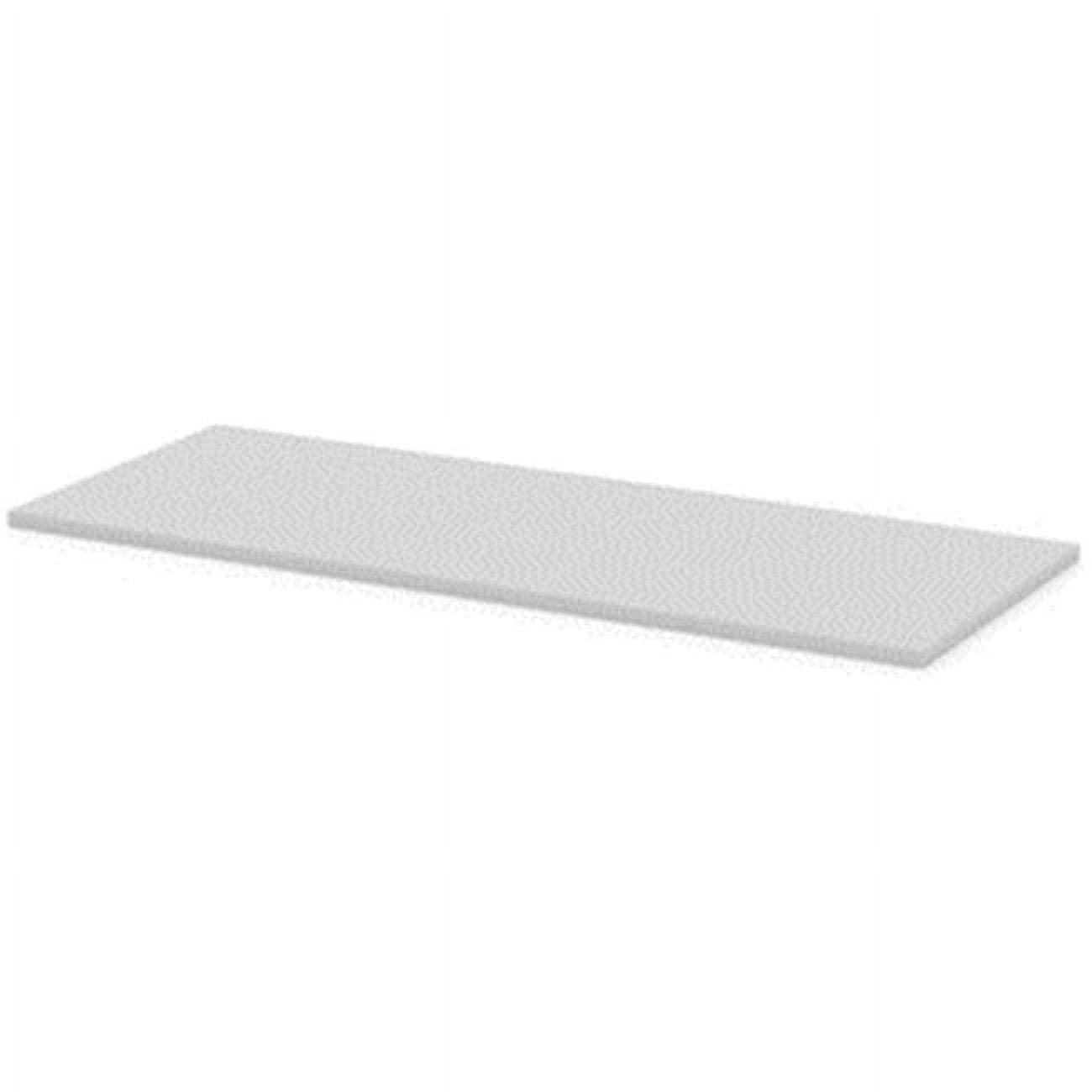 Modern 60" Gray Melamine Particleboard Rectangular Table Top