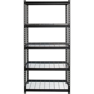 Lorell Wire Deck Shelving - 5 Shelf(ves) - 72 Lorell Wire Deck Shelving - 5 Shelf(ves) - 72