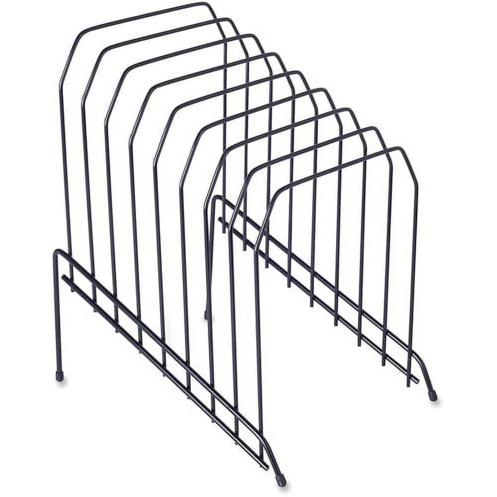 Lorell Wire File Sorter/Holder - 8 Divider(s)Desktop - Black - Wire - 1 Each Lorell Wire File Sorter/Holder - 8 Divider(s)Desktop - Black - Wire - 1 Each
