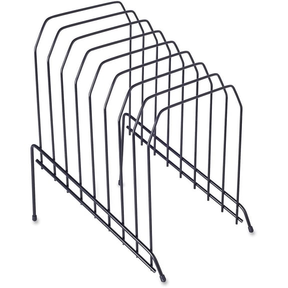 Lorell Wire File Sorter/Holder - 8 Divider(s) - Desktop - Wire - 1 Each | Bundle of 2 Each