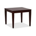 thumbnail image 1 of Lorell, Mahogany Finish Solid Wood Corner Table, 1 Each, 1 of 10