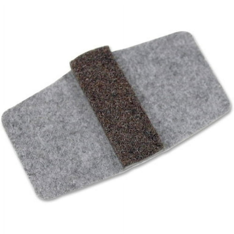 Lorell Wraparound Floor Savers - Gray - Vinyl - 16/Pack Lorell Wraparound Floor Savers - Gray - Vinyl - 16/Pack