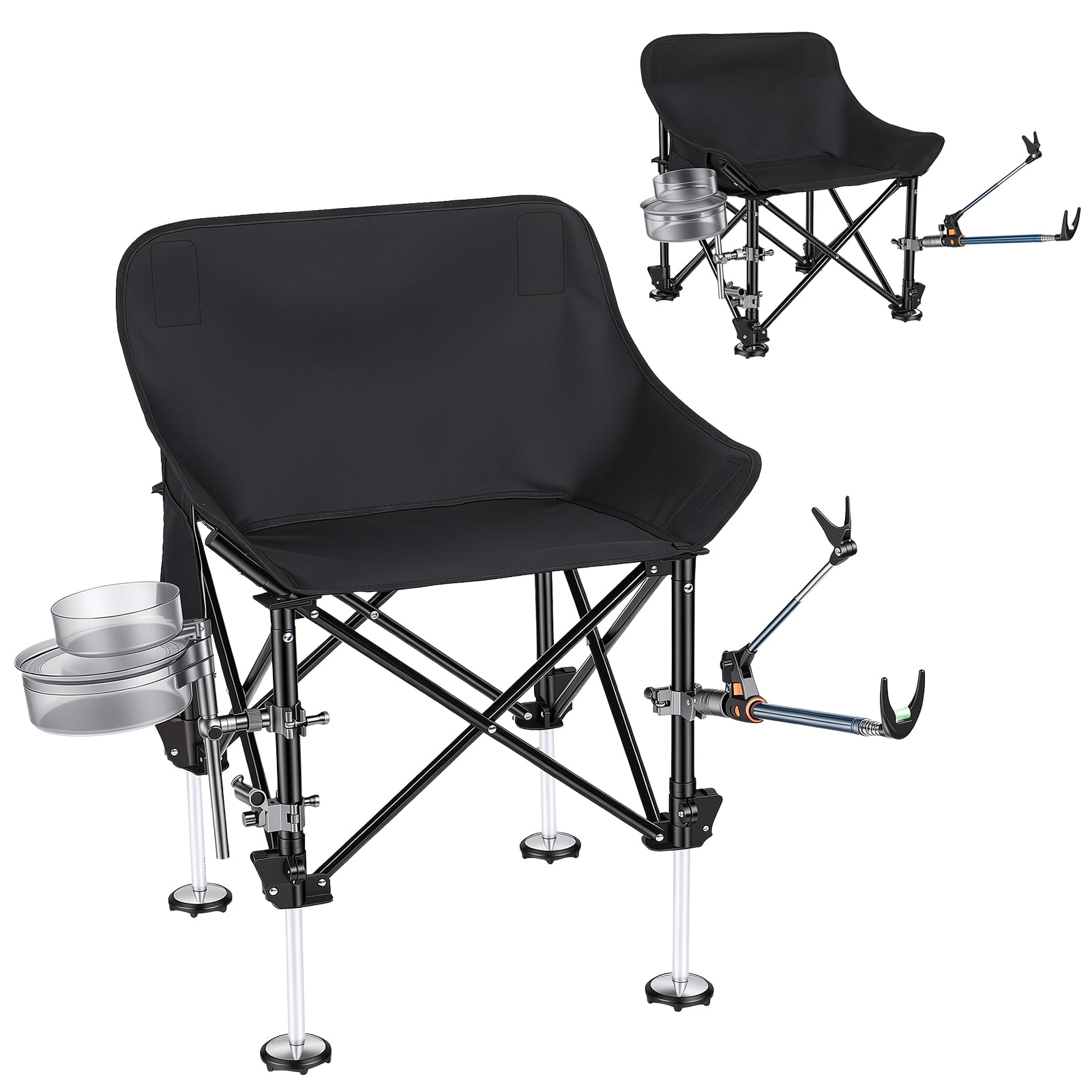 cheap fishing chair accessories INOOMP 4pcs Multi-Functional Umbrella Stand and Rotatable Bracket for Outdoor Fishing and Bait Tray Use : Patio, Lawn & Garden drink a refreshment orsurf the internet on your phone Fishing Chair Accessories | Tackleuk