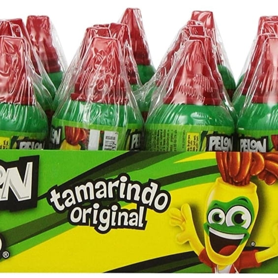 Lorena-Pelon Pelon Pelo Rico Tamarind Candy, Bottles 1 oz, 36 Count
