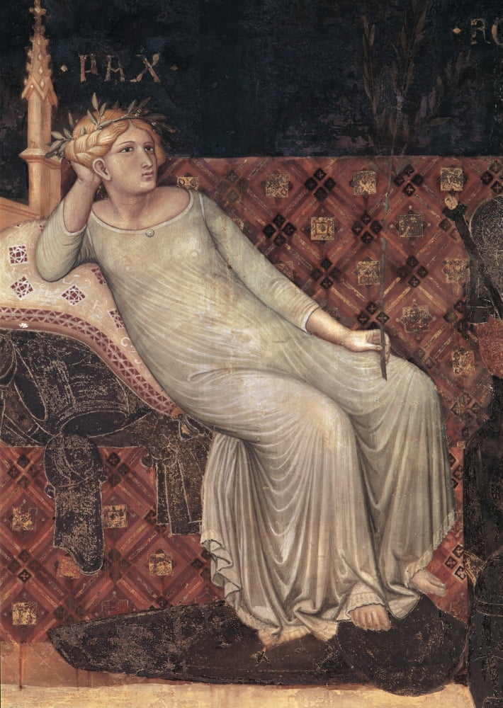 Lorenzetti Ambrogio Canvas Art - (18 x 24)
