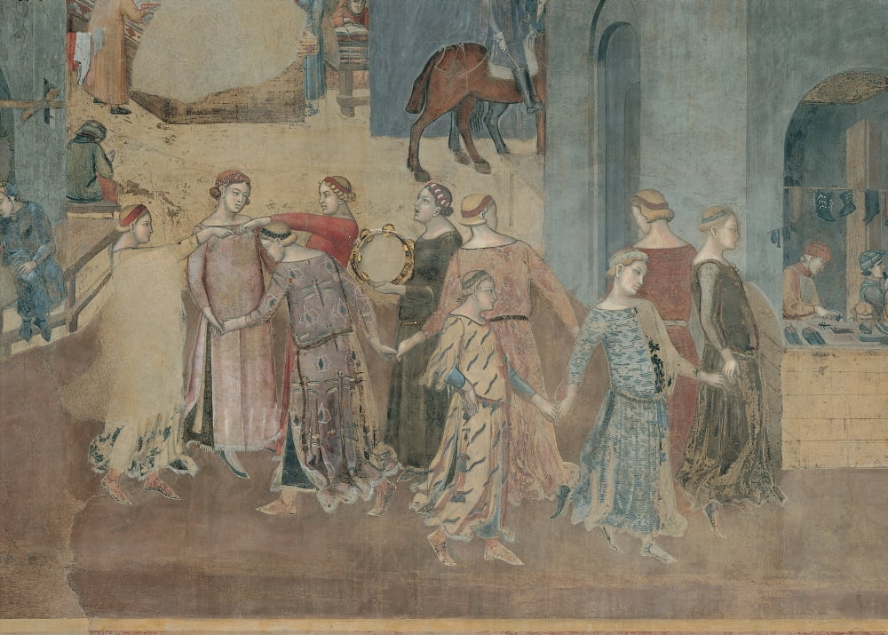 Lorenzetti Ambrogio Canvas Art - (24 x 18)
