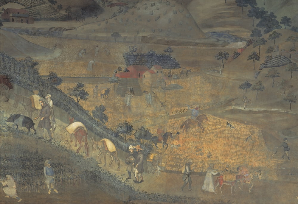 Lorenzetti Ambrogio Canvas Art - (24 x 18)
