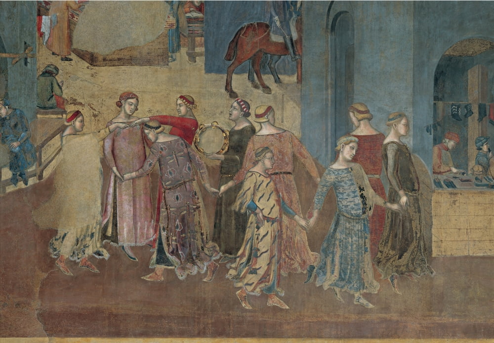 Lorenzetti Ambrogio Canvas Art - (36 x 24)