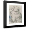 thumbnail image 1 of Lorenzo Baldissera Tiepolo 11x14 Black Modern Framed Museum Art Print Titled - A Bearded Old Man Leaning His Head on His Hand (1755-1762), 1 of 5