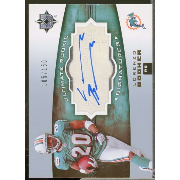 Lorenzo Booker AU/150 Rookie Card 2007 Ultimate Collection #124