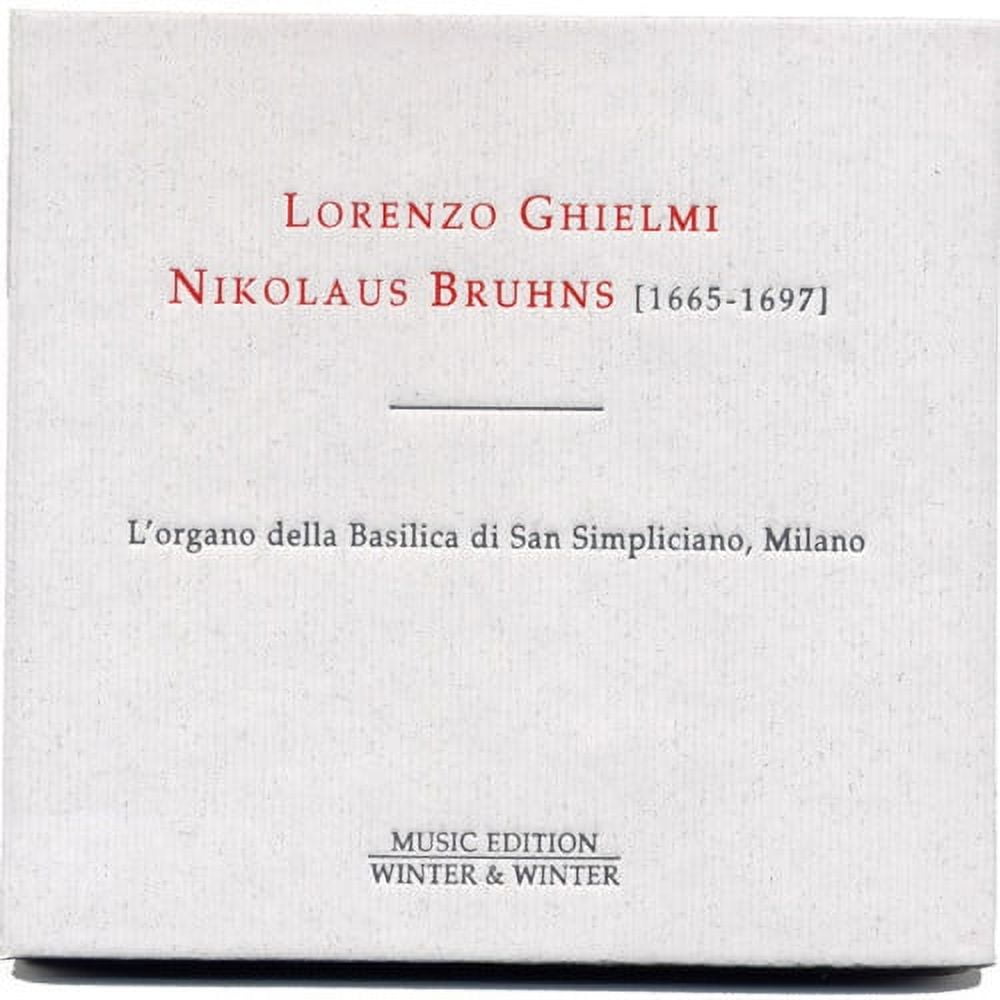 Lorenzo Ghielmi - Complete Organ Works - Music & Performance - CD