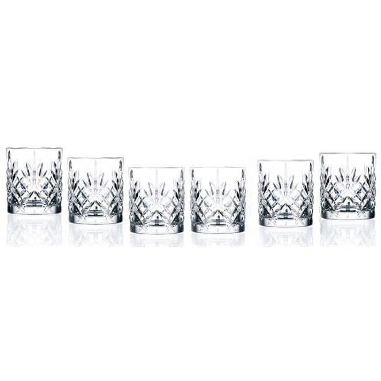 Lorenzo Import 238520 RCR Crystal Double Old fashioned Glass set of 6