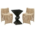 thumbnail image 1 of Lorenzo Iron Rope 3pc Pub Set - Tan Finish, 1 of 7
