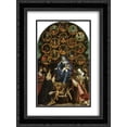 thumbnail image 1 of Lorenzo Lotto 2x Matted 20x24 Black Ornate Framed Art Print 'Madonna of the Rosary', 1 of 2