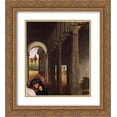 thumbnail image 1 of Lorenzo Lotto 2x Matted 20x24 Gold Ornate Framed Art Print 'Christ Taking Leave of his Mother [detail: 1]', 1 of 2
