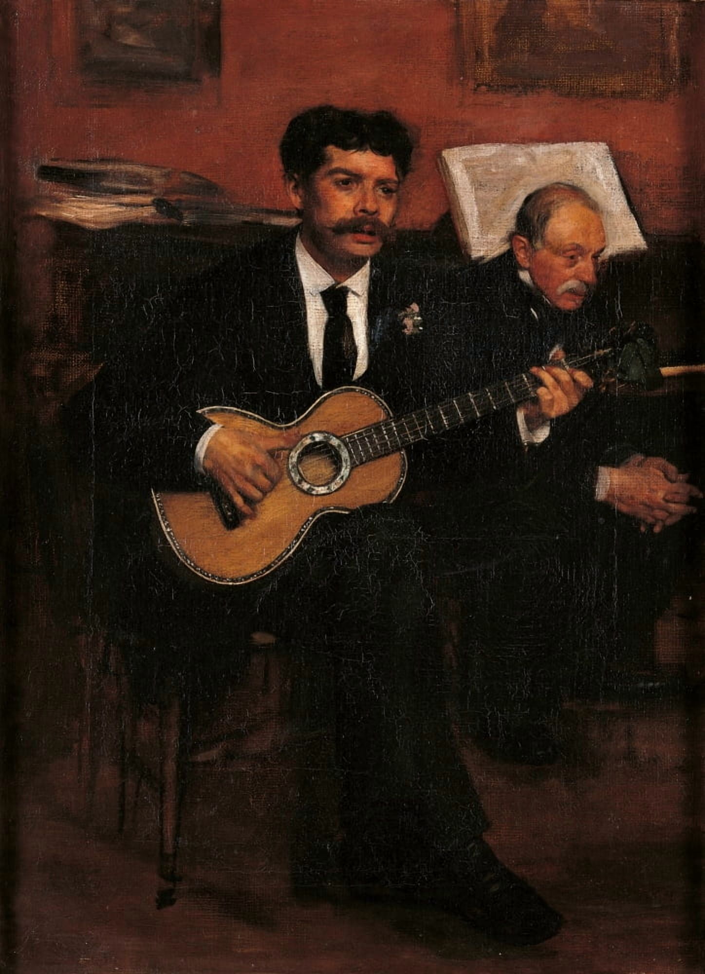 Lorenzo Pagans And Auguste Degas Canvas Art -  (18 x 24)
