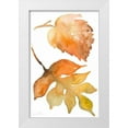 thumbnail image 1 of Loreth, Lanie 10x14 White Modern Wood Framed Museum Art Print Titled - Rustic Autumn Leaves II, 1 of 4