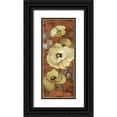 thumbnail image 1 of Loreth, Lanie 10x18 Black Ornate Wood Framed with Double Matting Museum Art Print Titled - Autumn Poppies II, 1 of 4