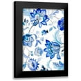 thumbnail image 1 of Loreth, Lanie 11x14 Black Modern Framed Museum Art Print Titled - Capri Floral I, 1 of 5