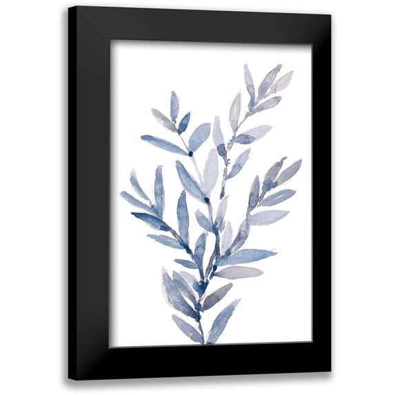 Loreth, Lanie 11x14 Black Modern Framed Museum Art Print Titled - Indigo Seagrass II