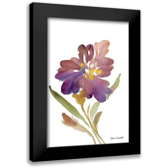 Loreth, Lanie 11x14 Black Modern Framed Museum Art Print Titled - Iris