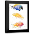 thumbnail image 1 of Loreth, Lanie 11x14 Black Modern Framed Museum Art Print Titled - Tropical Fish I, 1 of 5