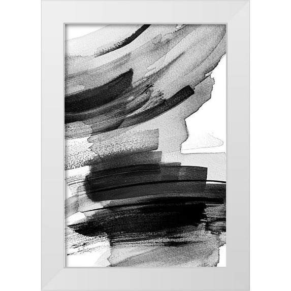 Loreth, Lanie 11x14 White Modern Wood Framed Museum Art Print Titled - Midnight Gold I