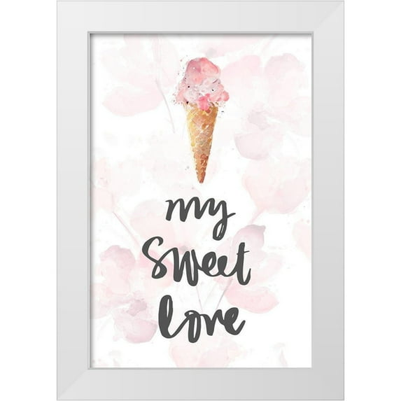 Loreth, Lanie 11x14 White Modern Wood Framed Museum Art Print Titled - My Sweet Love