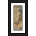 thumbnail image 1 of Loreth, Lanie 11x24 Black Ornate Wood Framed with Double Matting Museum Art Print Titled - Poppy Panel I, 1 of 4