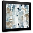 thumbnail image 1 of Loreth, Lanie 12x12 Black Modern Framed Museum Art Print Titled - Blue Upon the Hill Square II, 1 of 5