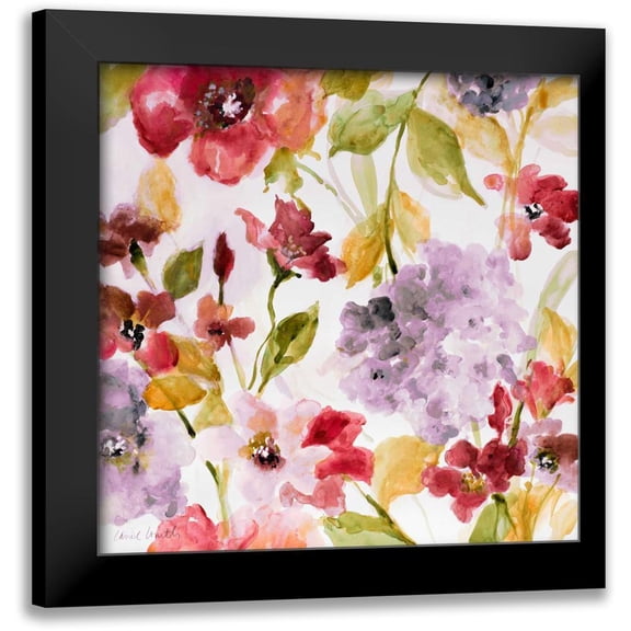 Loreth, Lanie 12x12 Black Modern Framed Museum Art Print Titled - De la Vie