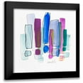 thumbnail image 1 of Loreth, Lanie 12x12 Black Modern Framed Museum Art Print Titled - Exclamation II, 1 of 5
