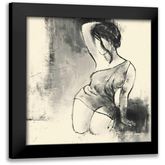 Loreth, Lanie 12x12 Black Modern Framed Museum Art Print Titled - Figurative Woman II