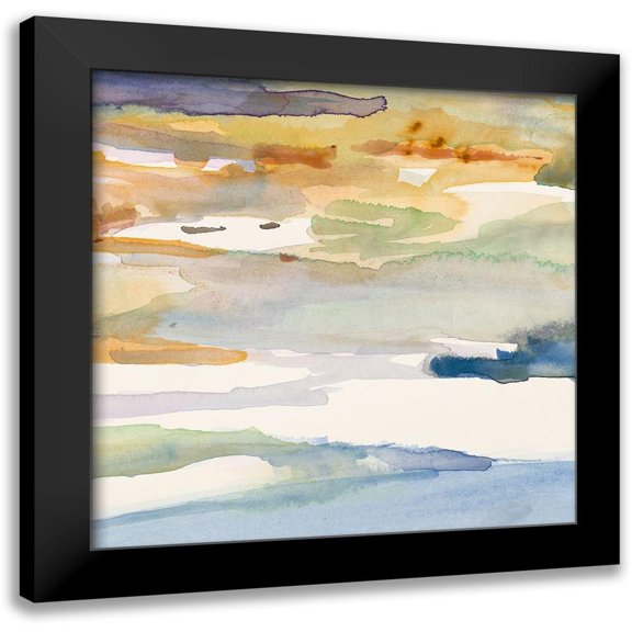 Loreth, Lanie 12x12 Black Modern Framed Museum Art Print Titled - Many Layers