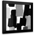 thumbnail image 1 of Loreth, Lanie 12x12 Black Modern Framed Museum Art Print Titled - Mergence, 1 of 5
