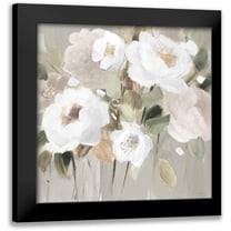 Loreth, Lanie 12x12 Black Modern Framed Museum Art Print Titled - Promise of Giverny Neutral II