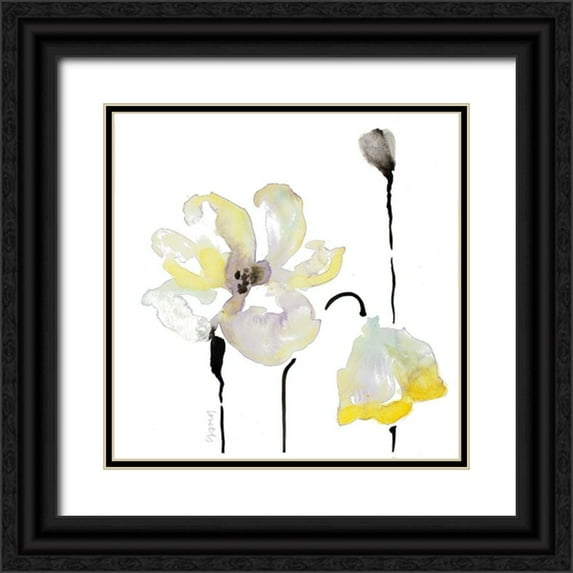 Loreth, Lanie 12x12 Black Ornate Wood Framed with Double Matting Museum Art Print Titled - Basking in the Sunshine III