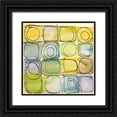 thumbnail image 1 of Loreth, Lanie 12x12 Black Ornate Wood Framed with Double Matting Museum Art Print Titled - Circular Square II, 1 of 4