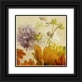 thumbnail image 1 of Loreth, Lanie 12x12 Black Ornate Wood Framed with Double Matting Museum Art Print Titled - Early Bloomers II, 1 of 4