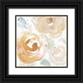 thumbnail image 1 of Loreth, Lanie 12x12 Black Ornate Wood Framed with Double Matting Museum Art Print Titled - Muted Blossom Garden II, 1 of 4