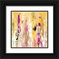 thumbnail image 1 of Loreth, Lanie 12x12 Black Ornate Wood Framed with Double Matting Museum Art Print Titled - Parisian Chic Abstract II, 1 of 4