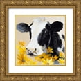 thumbnail image 1 of Loreth, Lanie 12x12 Gold Ornate Wood Framed with Double Matting Museum Art Print Titled - Daisies For You II, 1 of 4