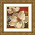 thumbnail image 1 of Loreth, Lanie 12x12 Gold Ornate Wood Framed with Double Matting Museum Art Print Titled - Magnolia Passion I, 1 of 4