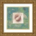 thumbnail image 1 of Loreth, Lanie 12x12 Gold Ornate Wood Framed with Double Matting Museum Art Print Titled - Shoreside, 1 of 4