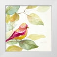 thumbnail image 1 of Loreth, Lanie 12x12 White Modern Wood Framed Museum Art Print Titled - Bird in a Tree III (magenta), 1 of 4